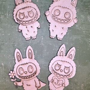 Wooden Monster Cutouts